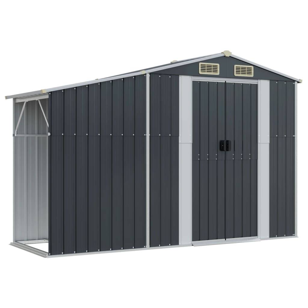 Vidaxl - Abri de jardin anthracite 277x93x179 cm acier galvanisé vidaXL 364518 - Image 2