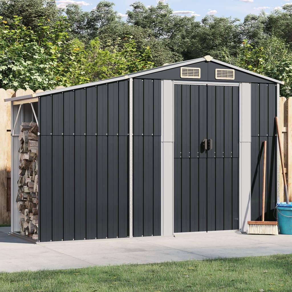 Vidaxl - Abri de jardin anthracite 277x93x179 cm acier galvanisé vidaXL 364518 - Image 1
