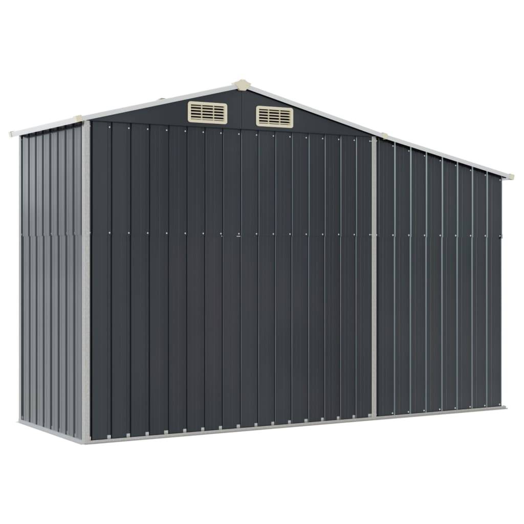 Vidaxl - Abri de jardin anthracite 277x93x179 cm acier galvanisé vidaXL 364518 - Image 7