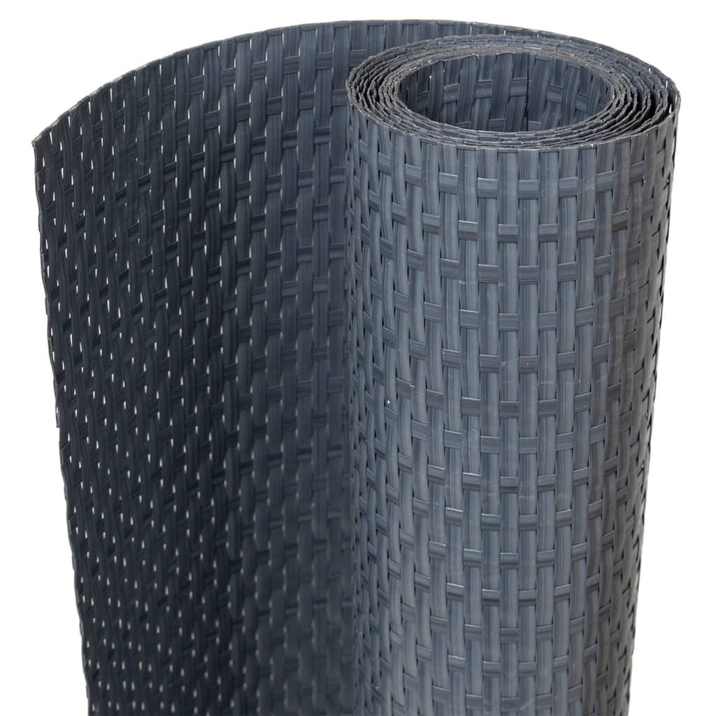 Paravent de balcon résine tressée anthracite 1000x90 cm - PANGIVO - Image 2