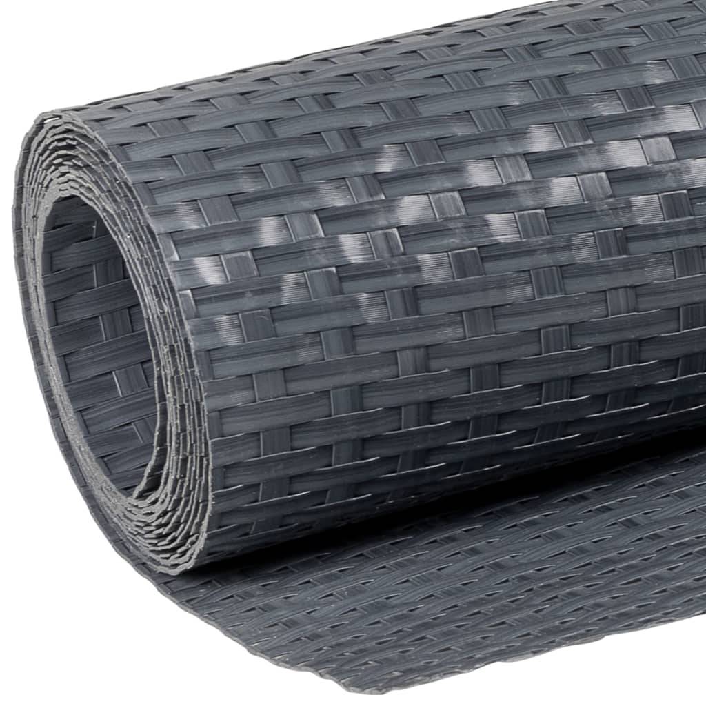 Paravent de balcon résine tressée anthracite 1000x90 cm - PANGIVO - Image 6