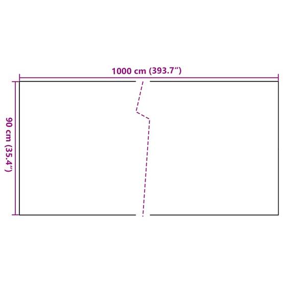 Paravent de balcon résine tressée anthracite 1000x90 cm - PANGIVO - Image 8