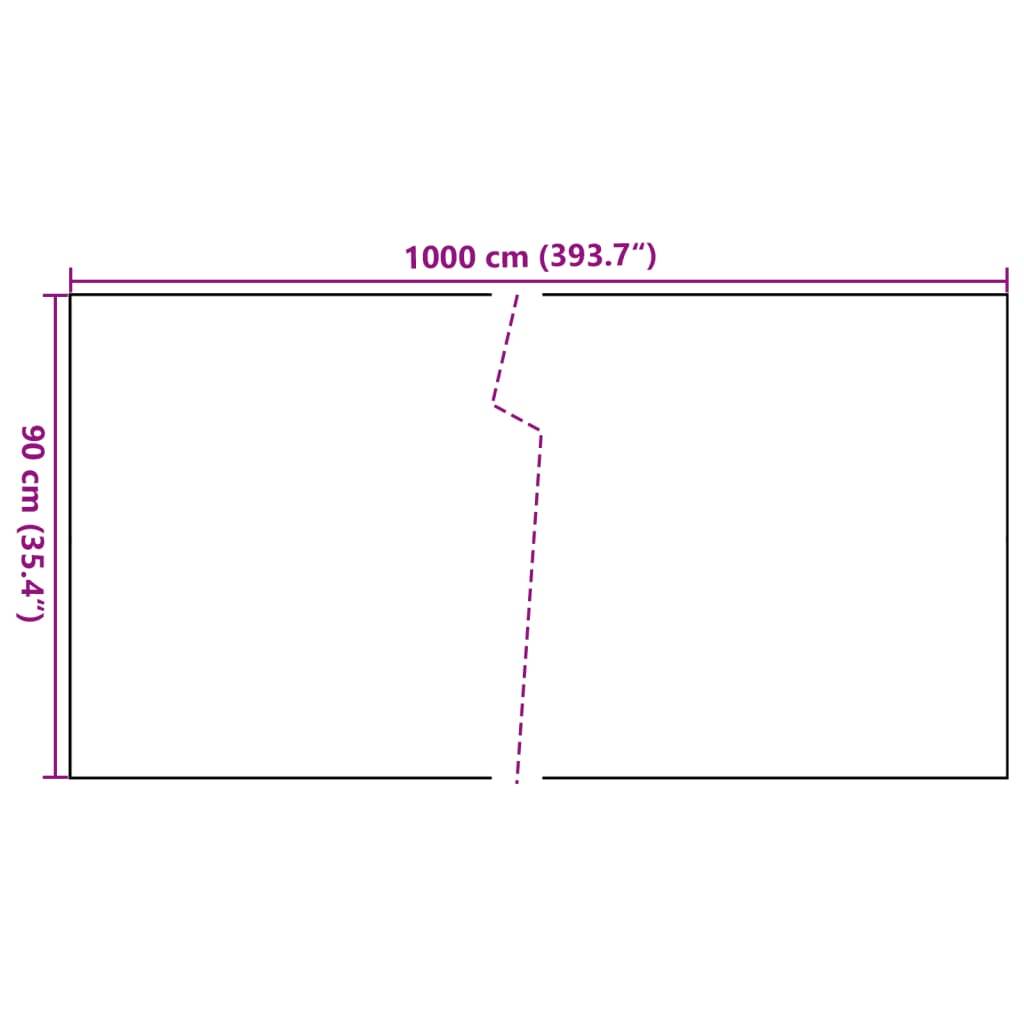 Paravent de balcon résine tressée anthracite 1000x90 cm - PANGIVO - Image 8