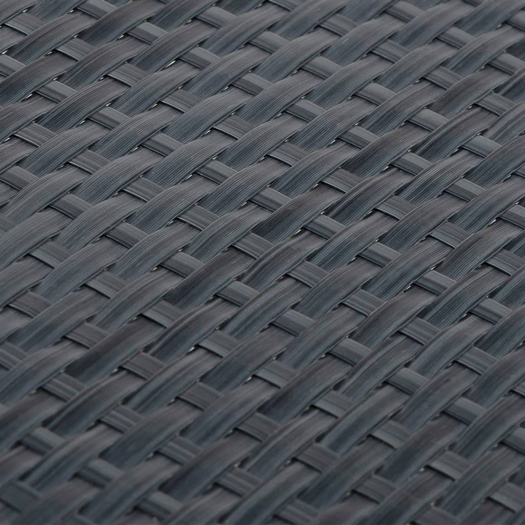 Paravent de balcon résine tressée anthracite 1000x90 cm - PANGIVO - Image 7