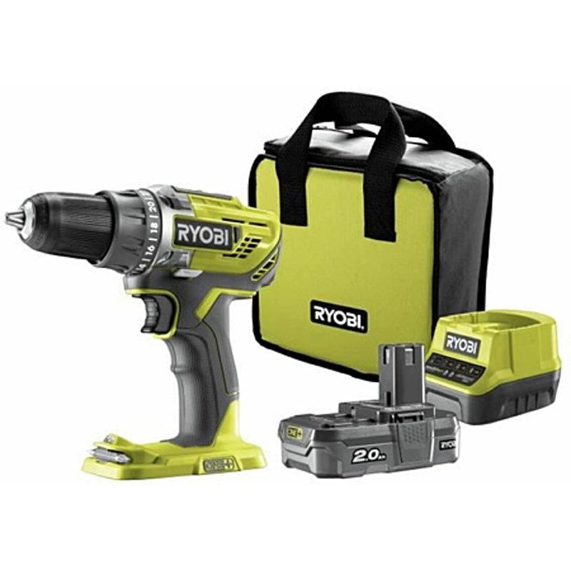 Perceuse-visseuse RYOBI R18DD3-120S 18V 50 Nm 1x2Ah + chargeur 2A en sac de transport Ryobi - Image 1