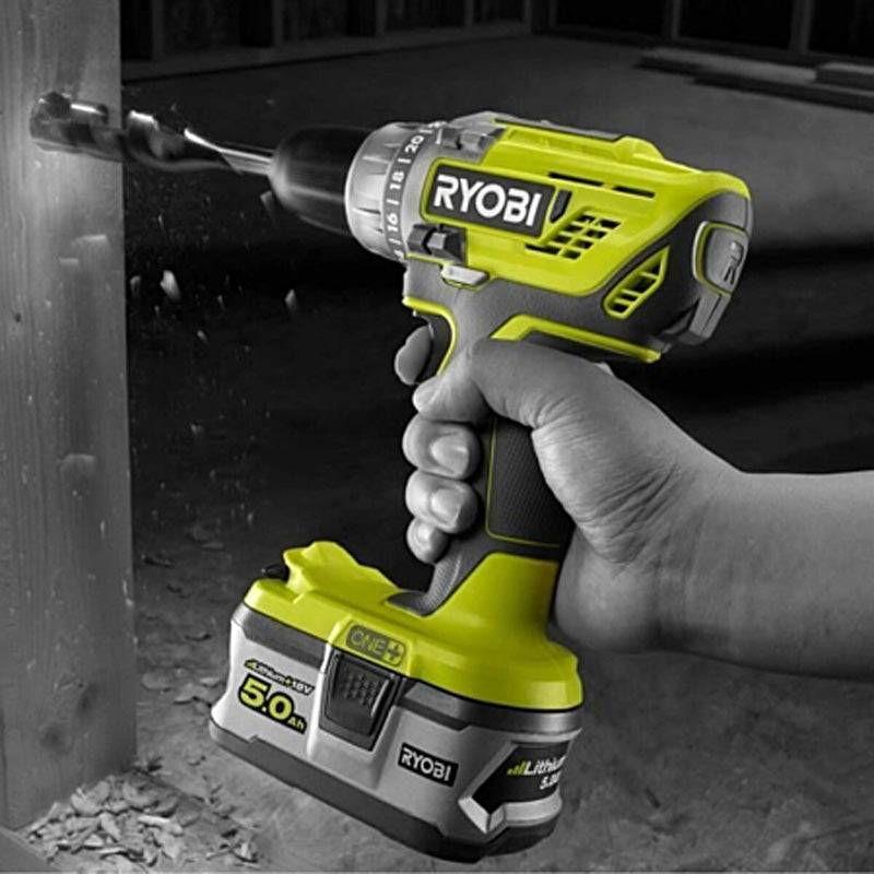 Perceuse-visseuse RYOBI R18DD3-120S 18V 50 Nm 1x2Ah + chargeur 2A en sac de transport Ryobi - Image 3