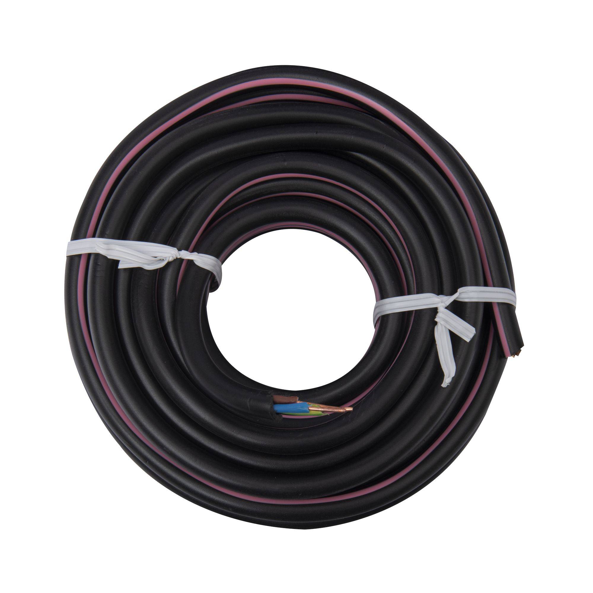 Zenitech - Câble d'alimentation électrique U1000R2V 3G1,5 Noir - 10m - Image 3