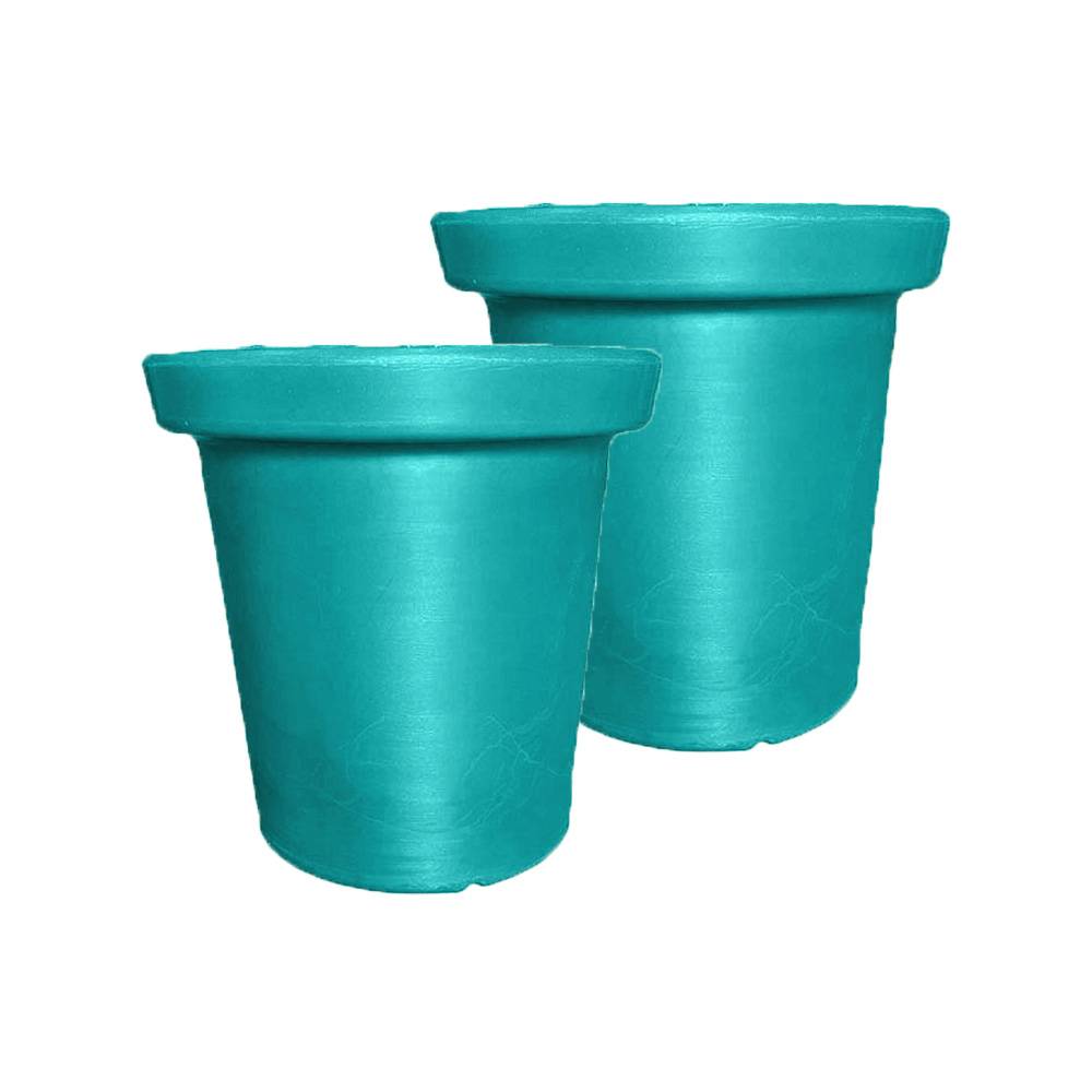 Plast'Up Rotomoulage - Pot de fleurs rond xxl delight 75l- lot de 2 - Image 1