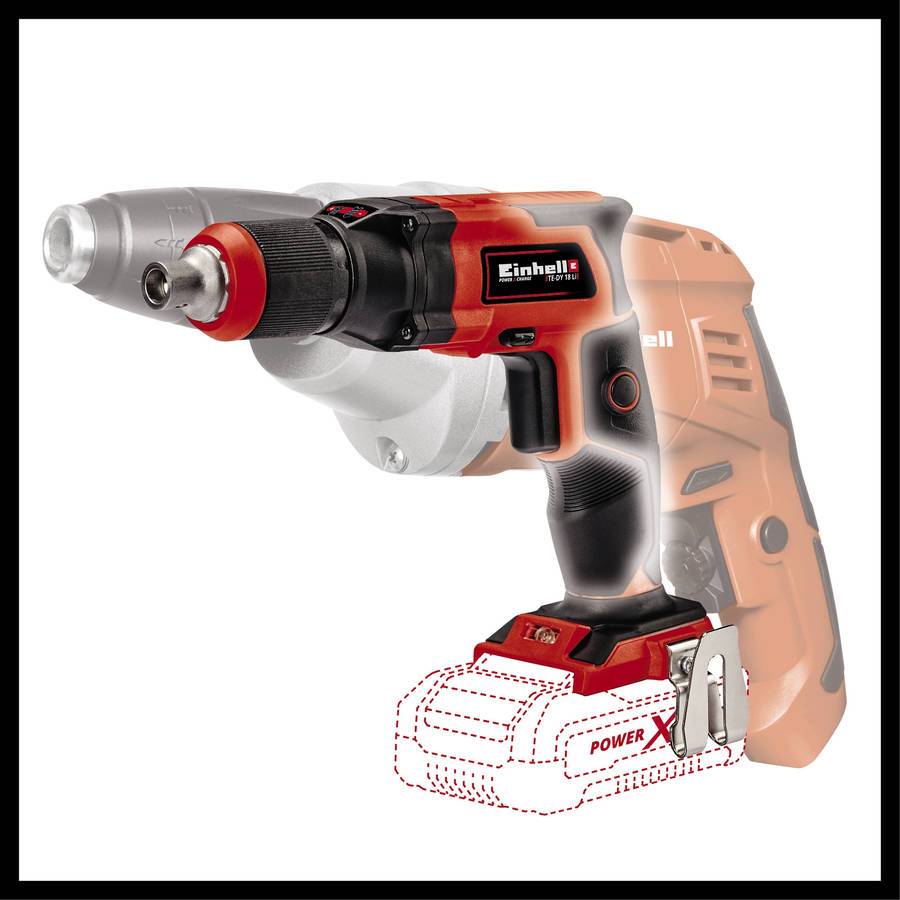 Einhell - Visseuse à placo EINHELL 18V Power X-Change - Sans batterie ni chargeur - TE-DY 18 Li-Solo - Image 4