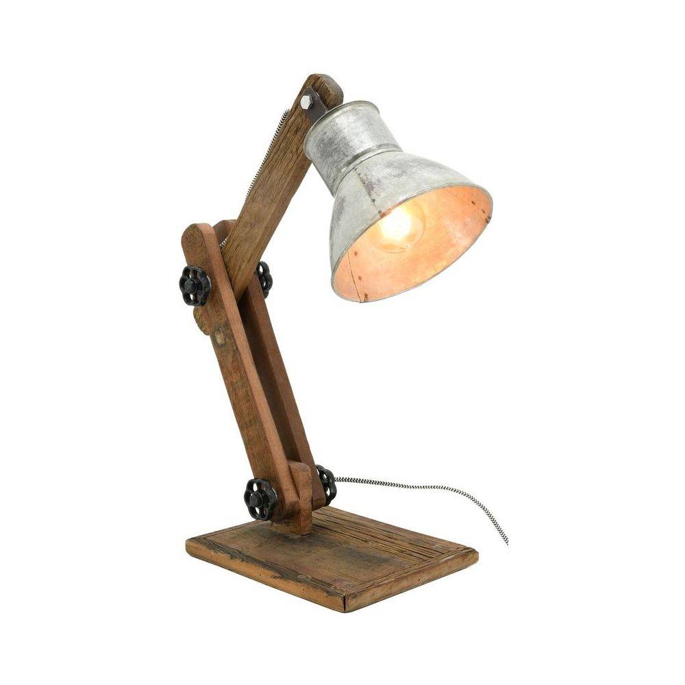 Aubry Gaspard - Lampe en bois recyclé et métal Archi - Image 3