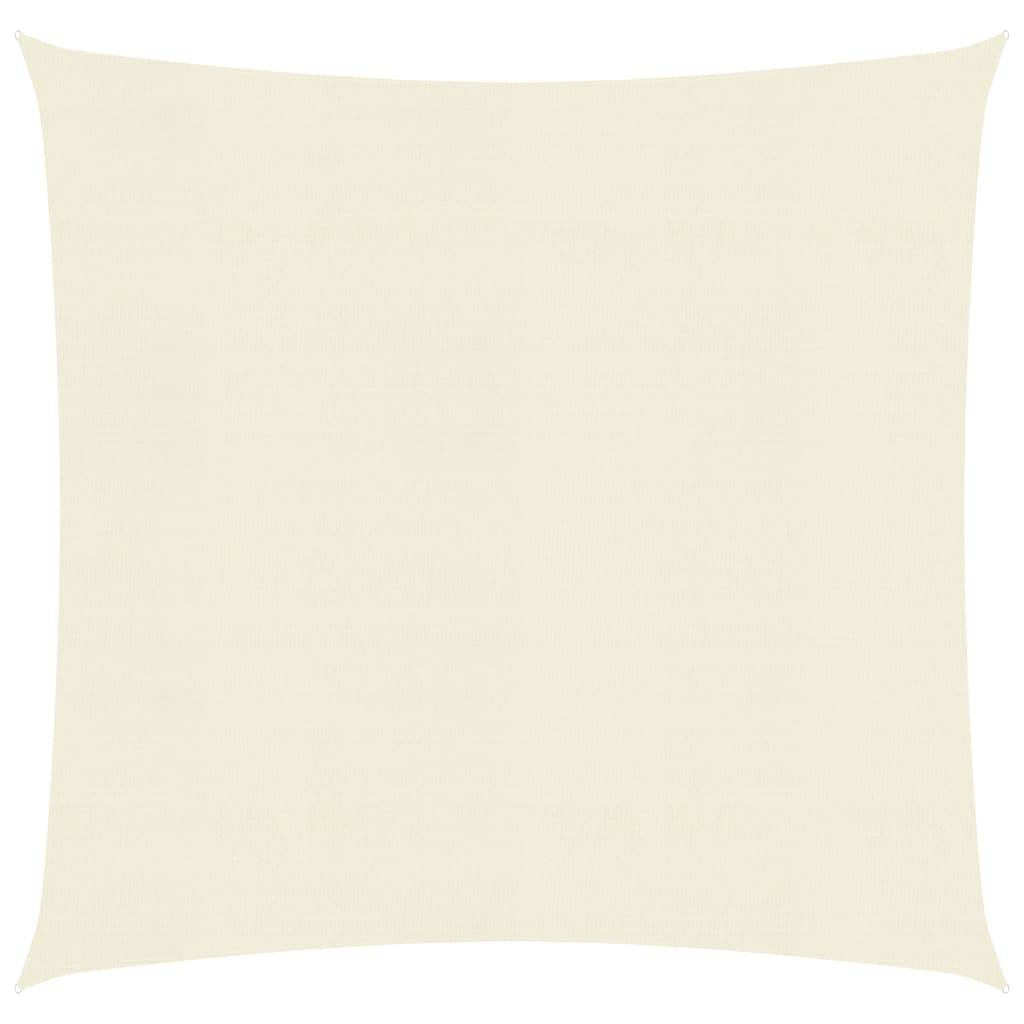 Helloshop26 - Voile d'ombrage 160 g/m² 7 x 7 m crème PEHD - Image 1