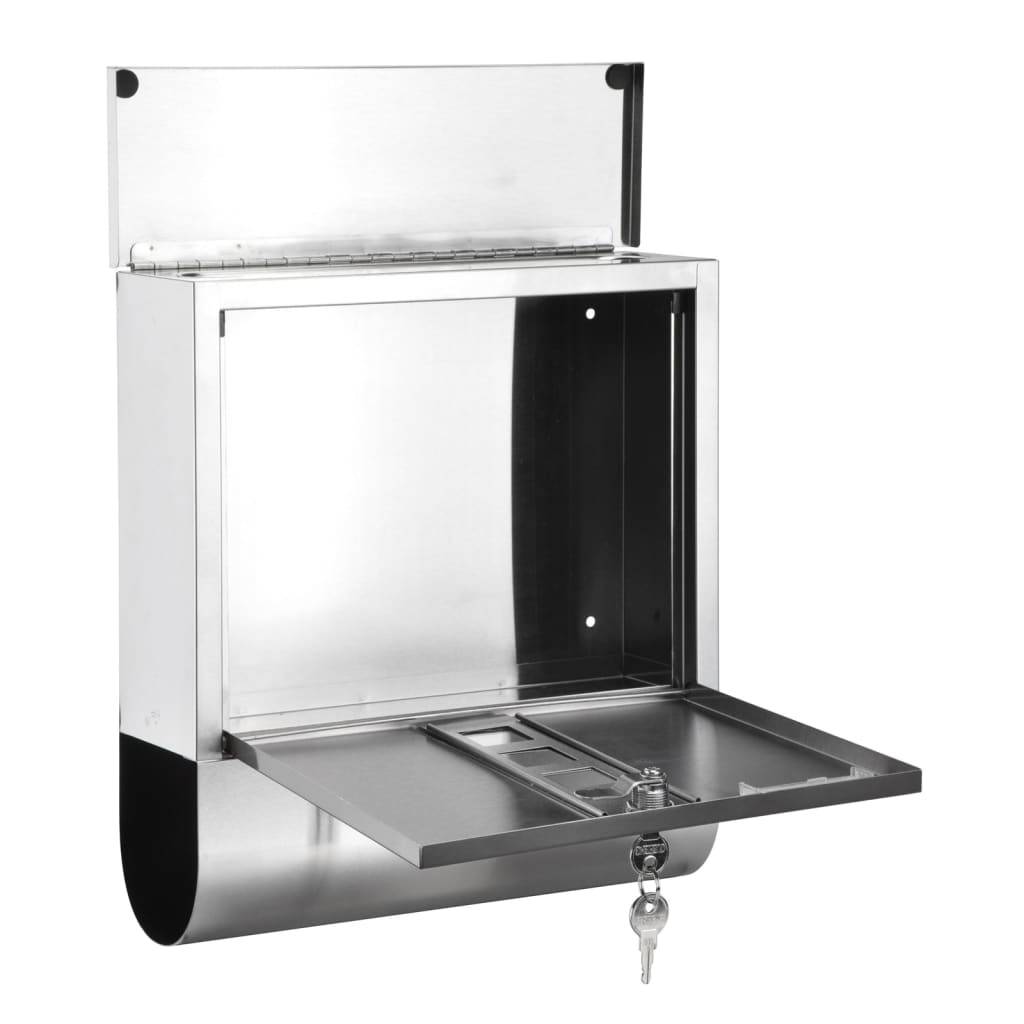 Boîte aux lettres Argent 10 X 31 cm - Prolenta Premium - Image 4