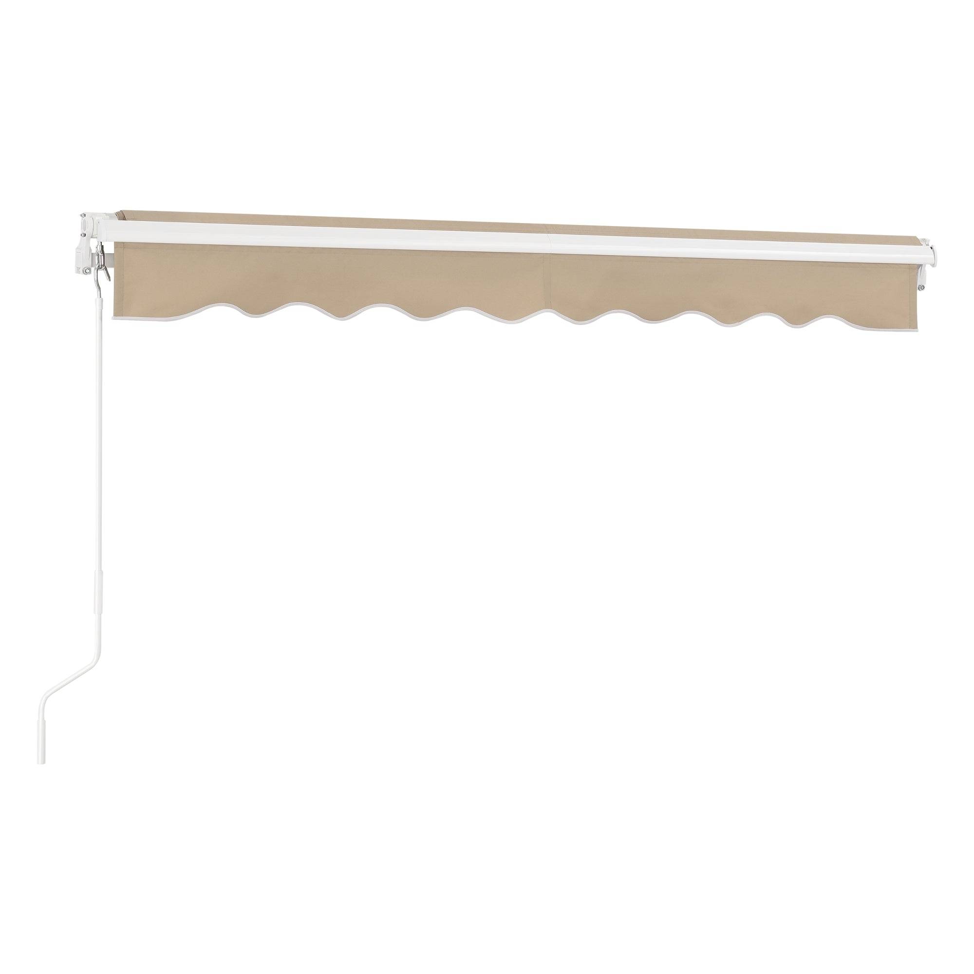 Helloshop26 - Store banne avec manivelle 250 x 200 cm beige - Image 4