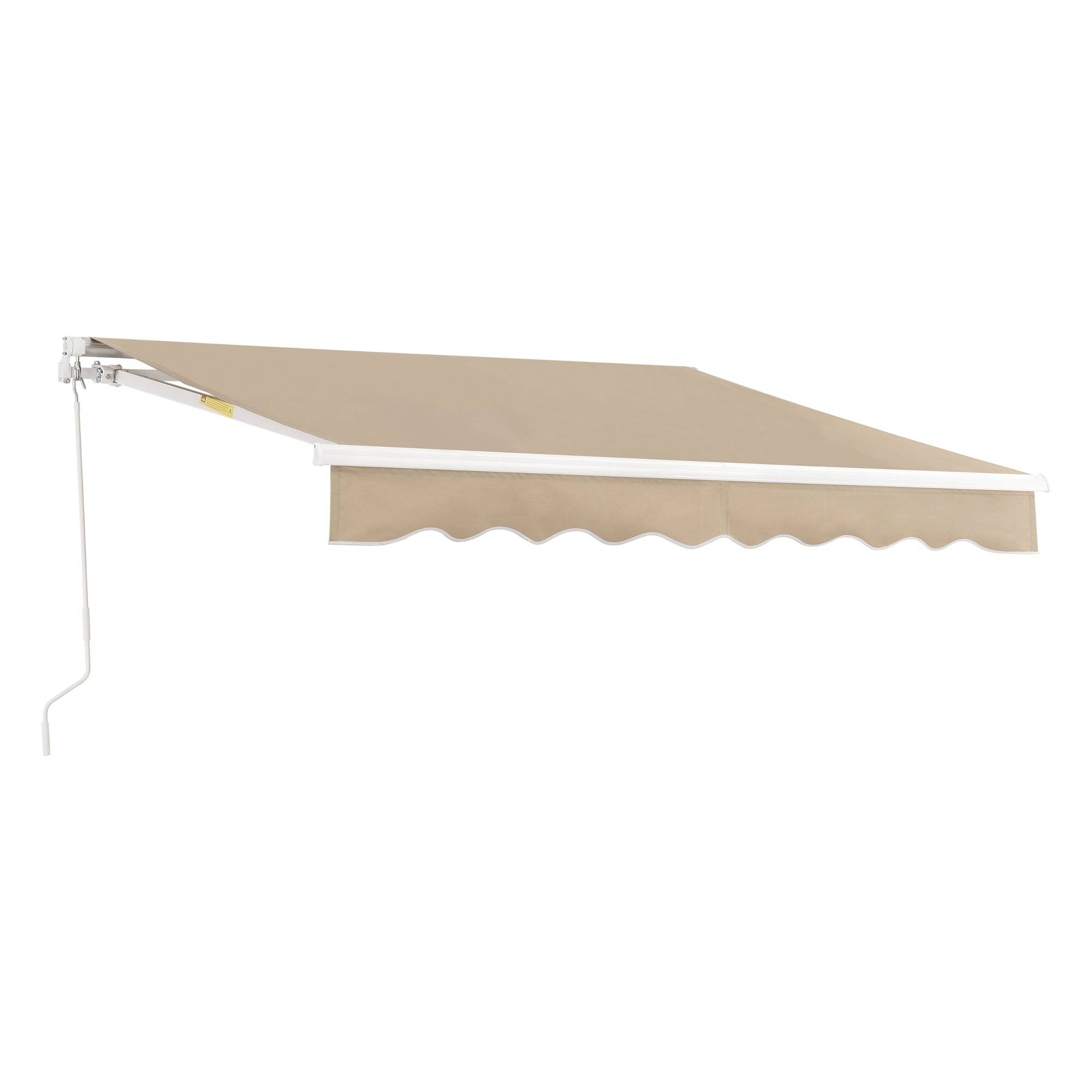 Helloshop26 - Store banne avec manivelle 250 x 200 cm beige - Image 1