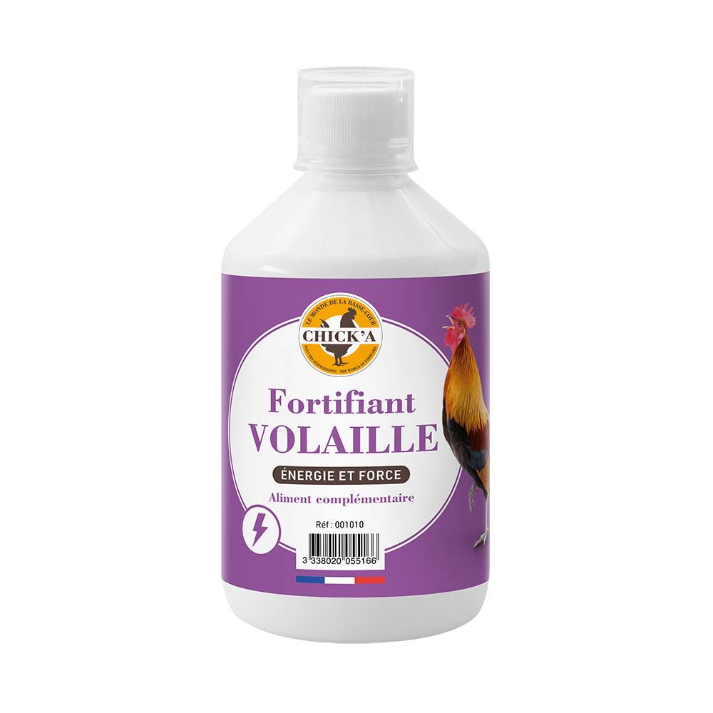 Chick'a - Aliment diététique complémentaire Fortifiant volaille 500 ml, CHICK'A