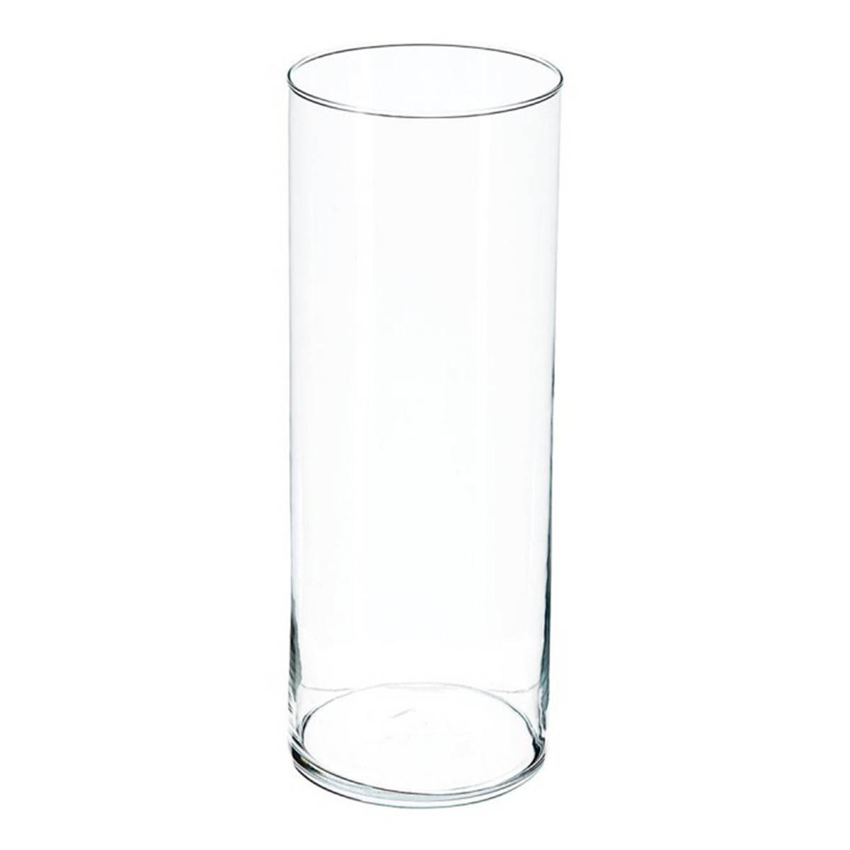 Vase Design "Cylindrique" 39cm Transparent - Image 1