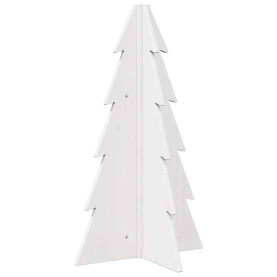 Sapin de Noël en Bois Blanc Design Épuré Décoration Intérieur 69,5 cm – ComfortXL Outdoor Living - Image 2