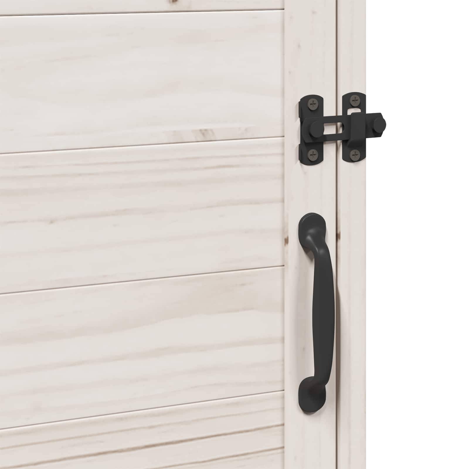 PANGIVO - Abri de jardin bois de sapin blanc 59 x 56 x 113.5 cm, poids:14.3kg - PANGIVO - Image 9