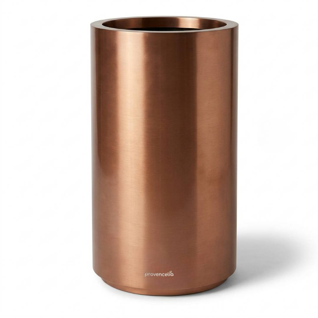 Pot METROPOLE 40x70cm cuivre - Image 1