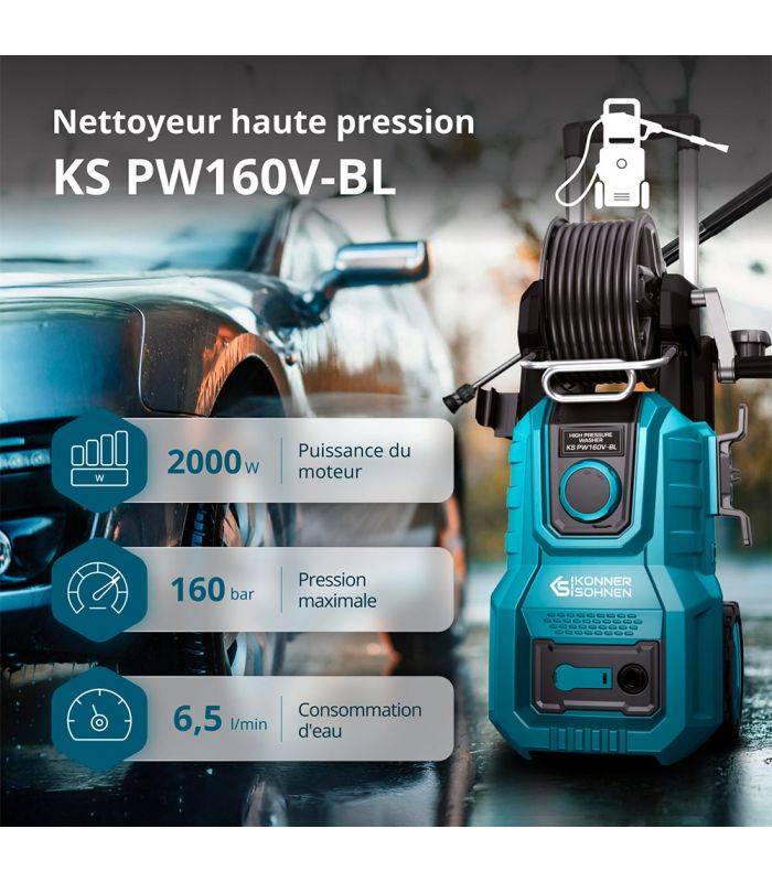 Nettoyeur haute pression Könner & Söhnen KS PW160V-BL - Image 2