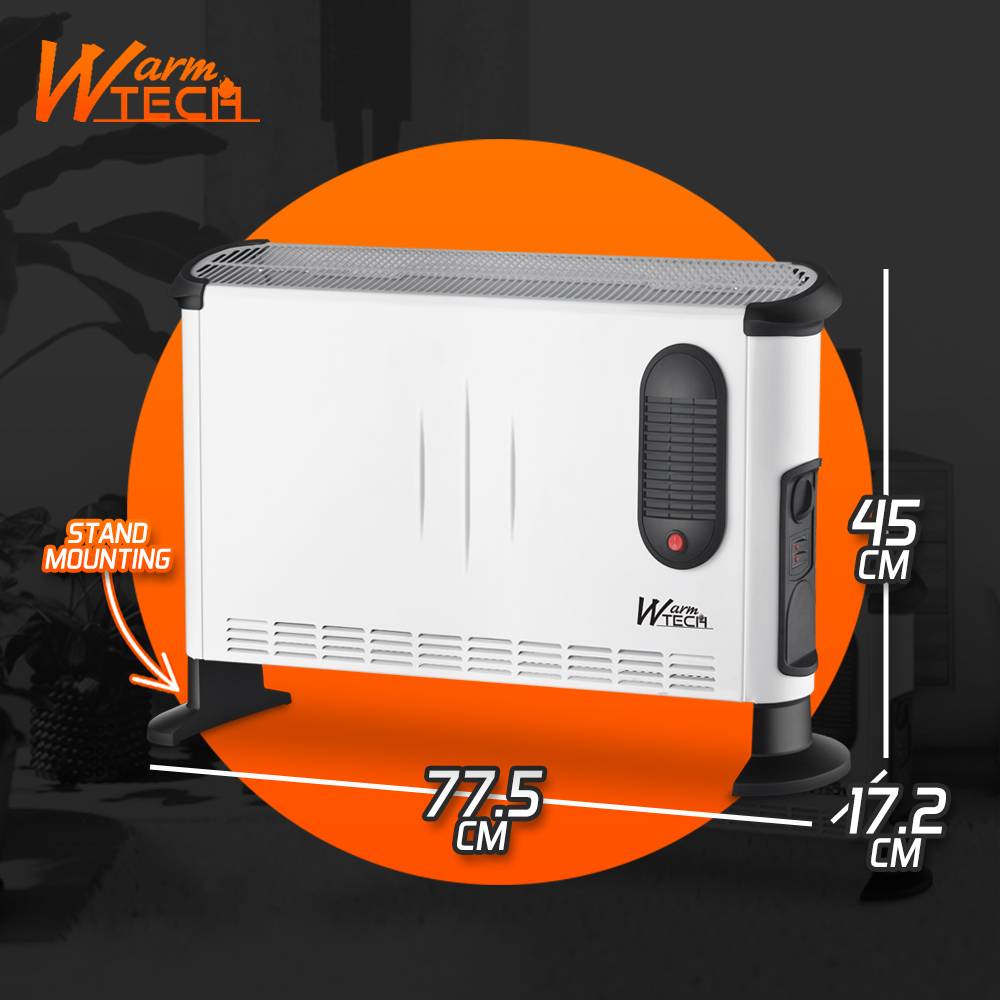 Chauffage mobile 3000W avec soufflerie - 3 positions - Image 4