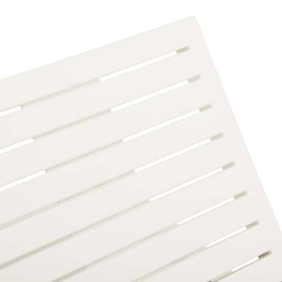 Maison Chic - Bain de soleil - Transat - Chaise longue plastique blanc - MEUBLE PRO - Image 7