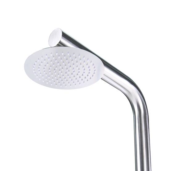 Beliani - Douche d'extérieur Acier inox Argenté MARUDI - 57x17x230- Beliani - Image 5