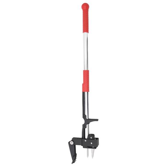 PANGIVO - Désherbeur manuel aluminium anodisé rouge et argenté 99.5 cm - PANGIVO - Image 3