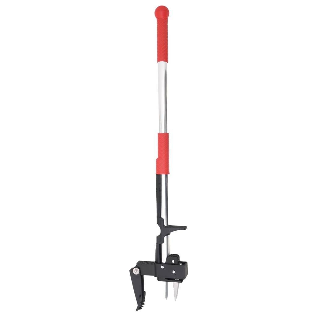 PANGIVO - Désherbeur manuel aluminium anodisé rouge et argenté 99.5 cm - PANGIVO - Image 3