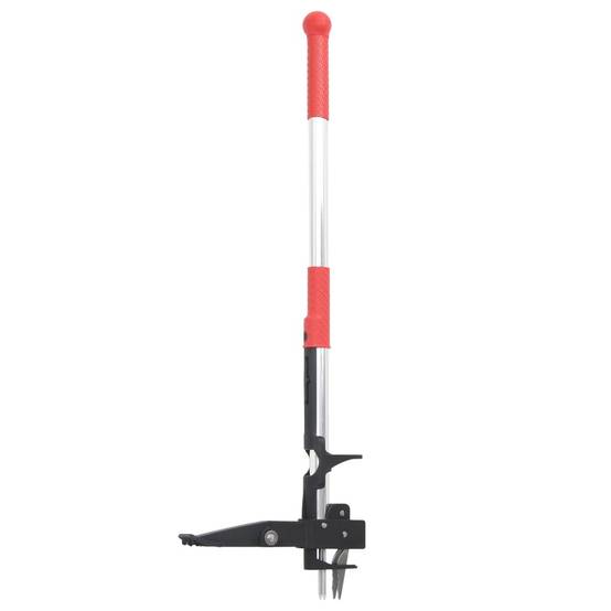 PANGIVO - Désherbeur manuel aluminium anodisé rouge et argenté 99.5 cm - PANGIVO - Image 2