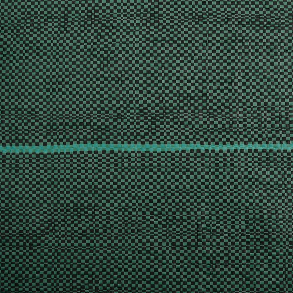 Toile de paillage polypropylène pour jardin potager anti-mauvaises herbes 1,5x5 m Vert - ComfortXL Outdoor Living - Image 7