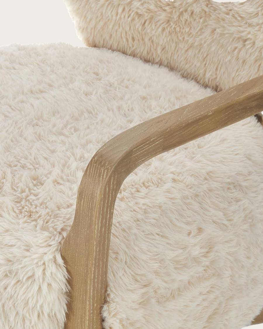Anna - Fauteuil en bois massif - UNIQKA - Image 6
