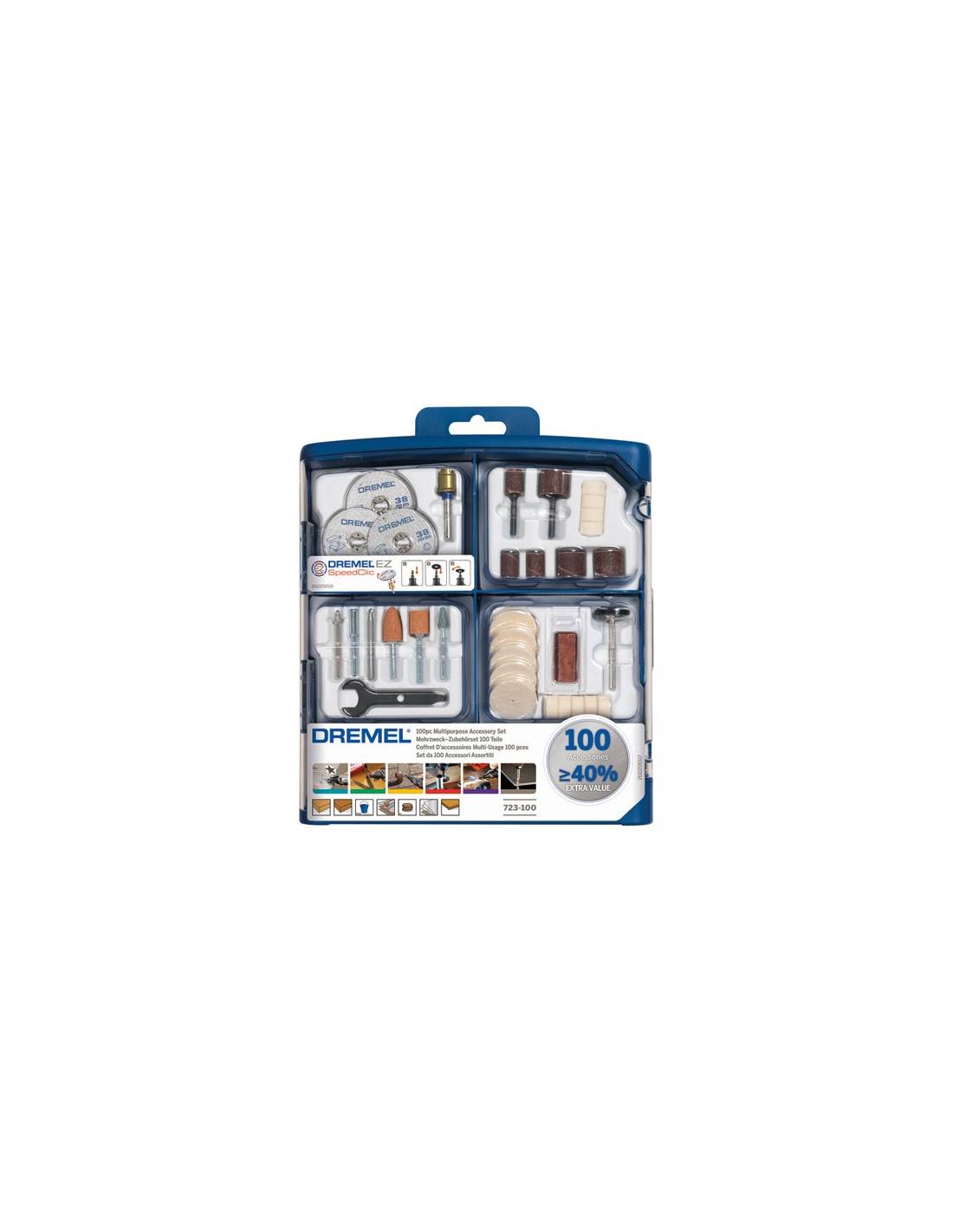Sans Marque - Set D'accessoires Dremel 100 Pièces - Dremel - Image 1