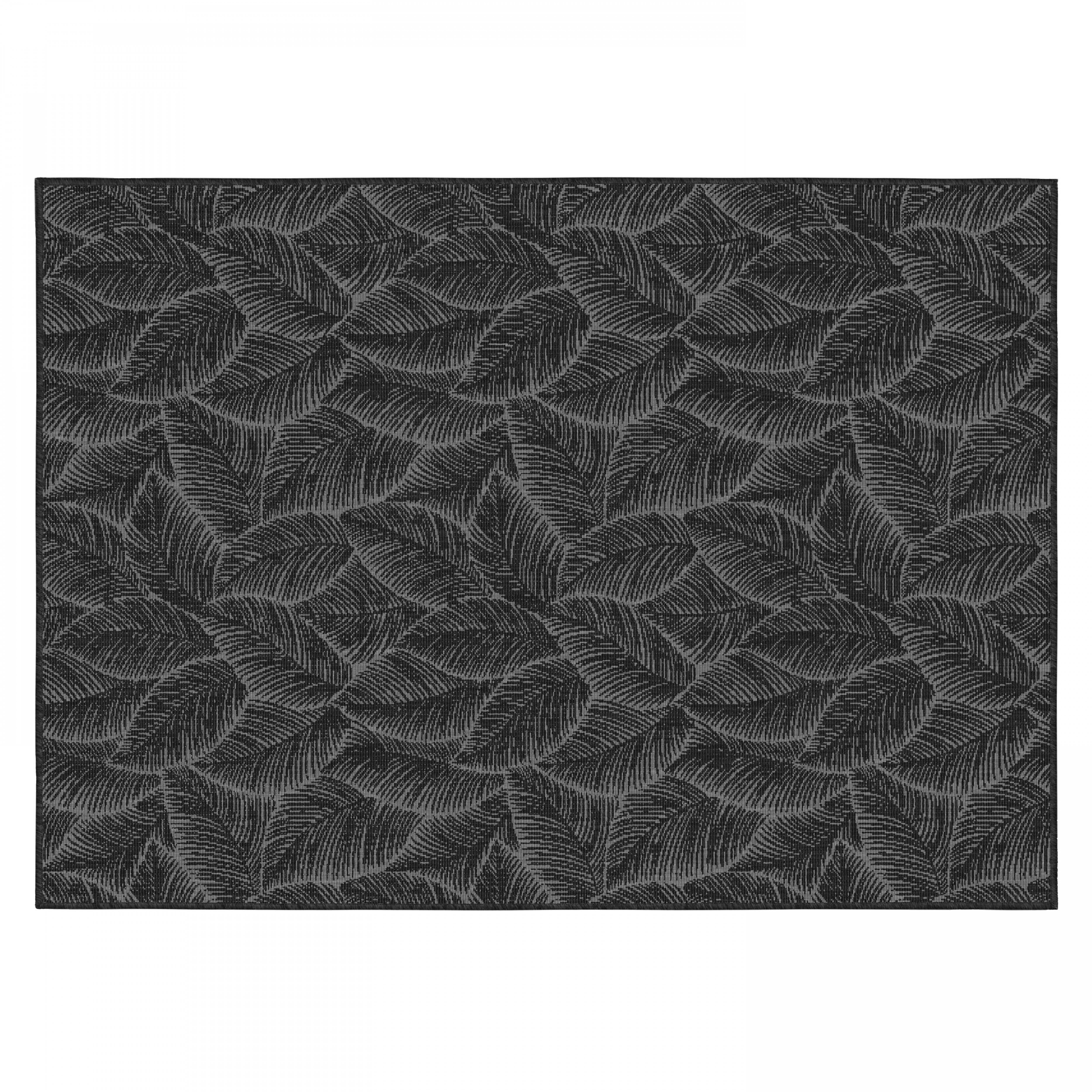 Oviala - Tapis d'extérieur en polypropylène 200 x 290 cm noir Folia - Oviala - Image 3