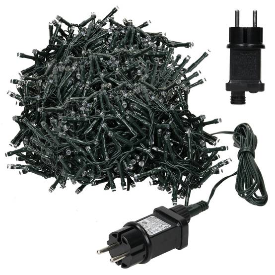 Ecd-Germany - Guirlande lumineuse de Noël déco sapin 30m 1500LED éclairage intérieur/extérieur - Image 3