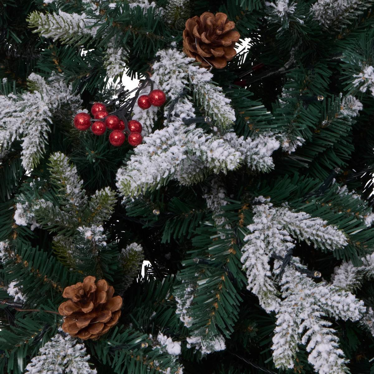 Fééric Lights & Christmas - Sapin de Noël artificiel Snowberry lumineux 150 cm - Feeric Lights & Christmas - Image 2