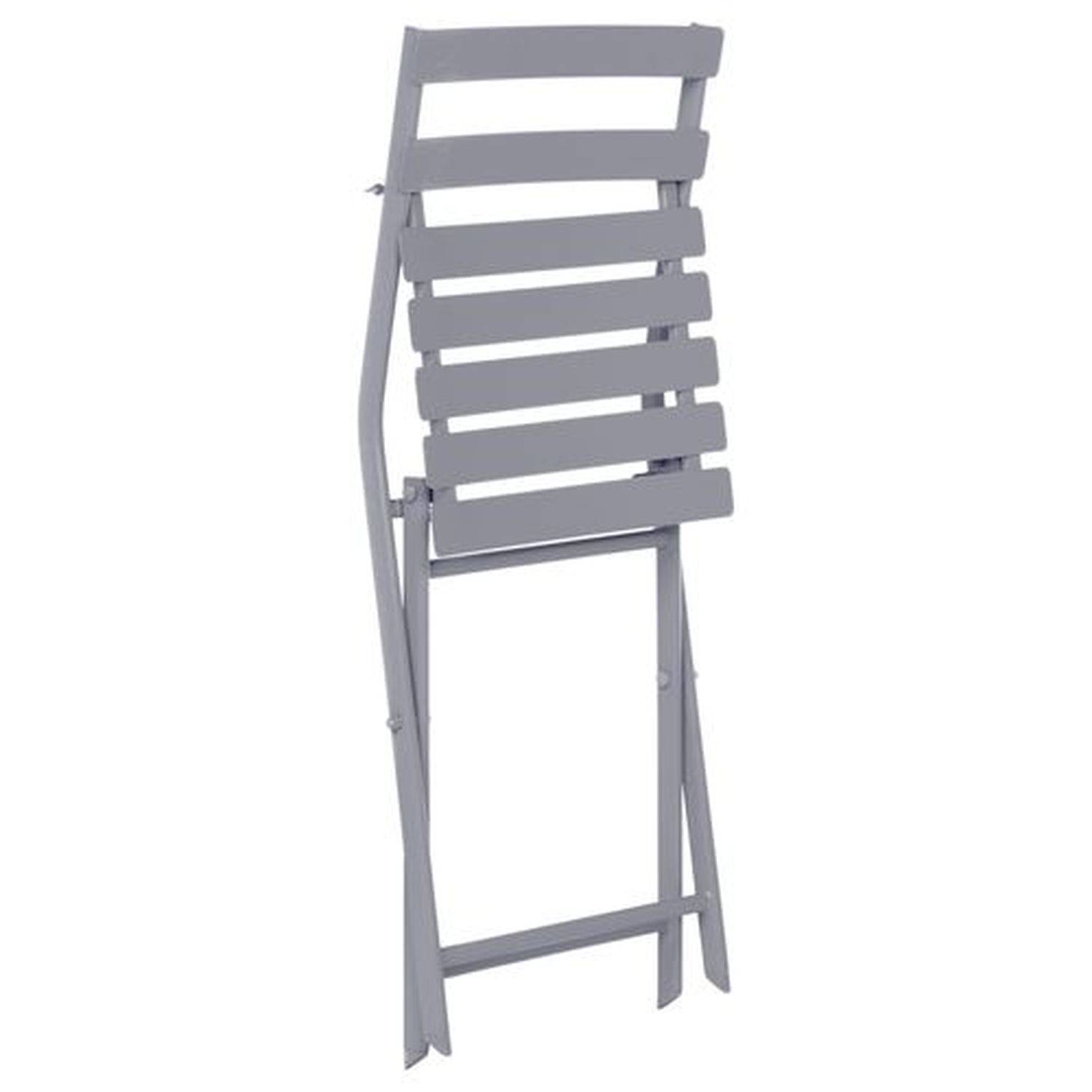 Hesperide - 4 Chaises de jardin pliables en métal Greensboro - Hespéride - Image 2