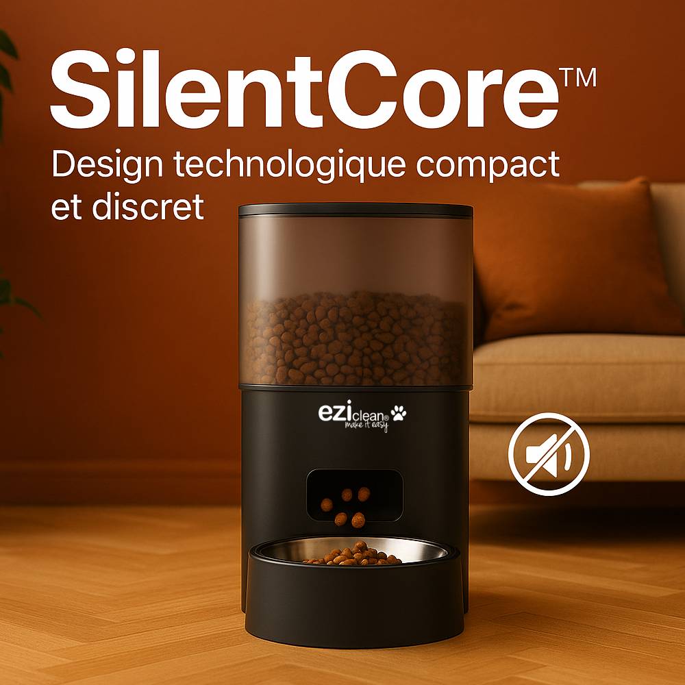 Distributeur de croquettes et fontaine pour chat et petit chien Eziclean® Nutribot Connect X (3L/2,5L) - Image 6