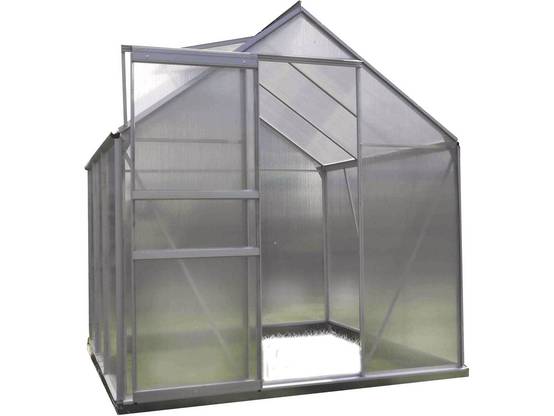 Serre Jardin Polycarbonate "diamant 46" + Base - 2,28m² -habitat Et Jardin - Image 1