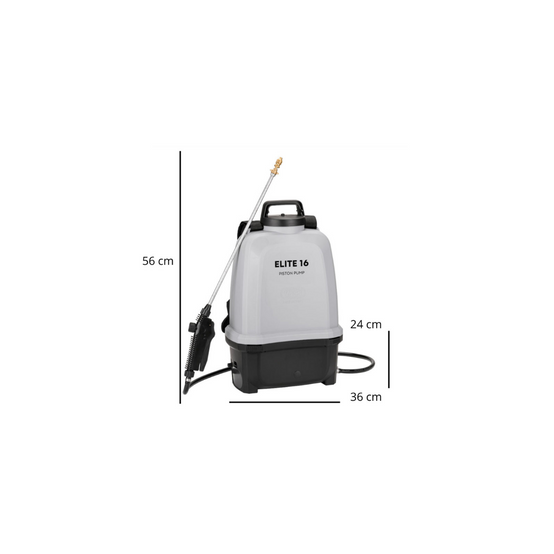 Pulverisateur Électrique à Batterie 16L 8 Bar 2 Batteries Lithium Chargeur Végetaux Toiture VOLPI - Image 7
