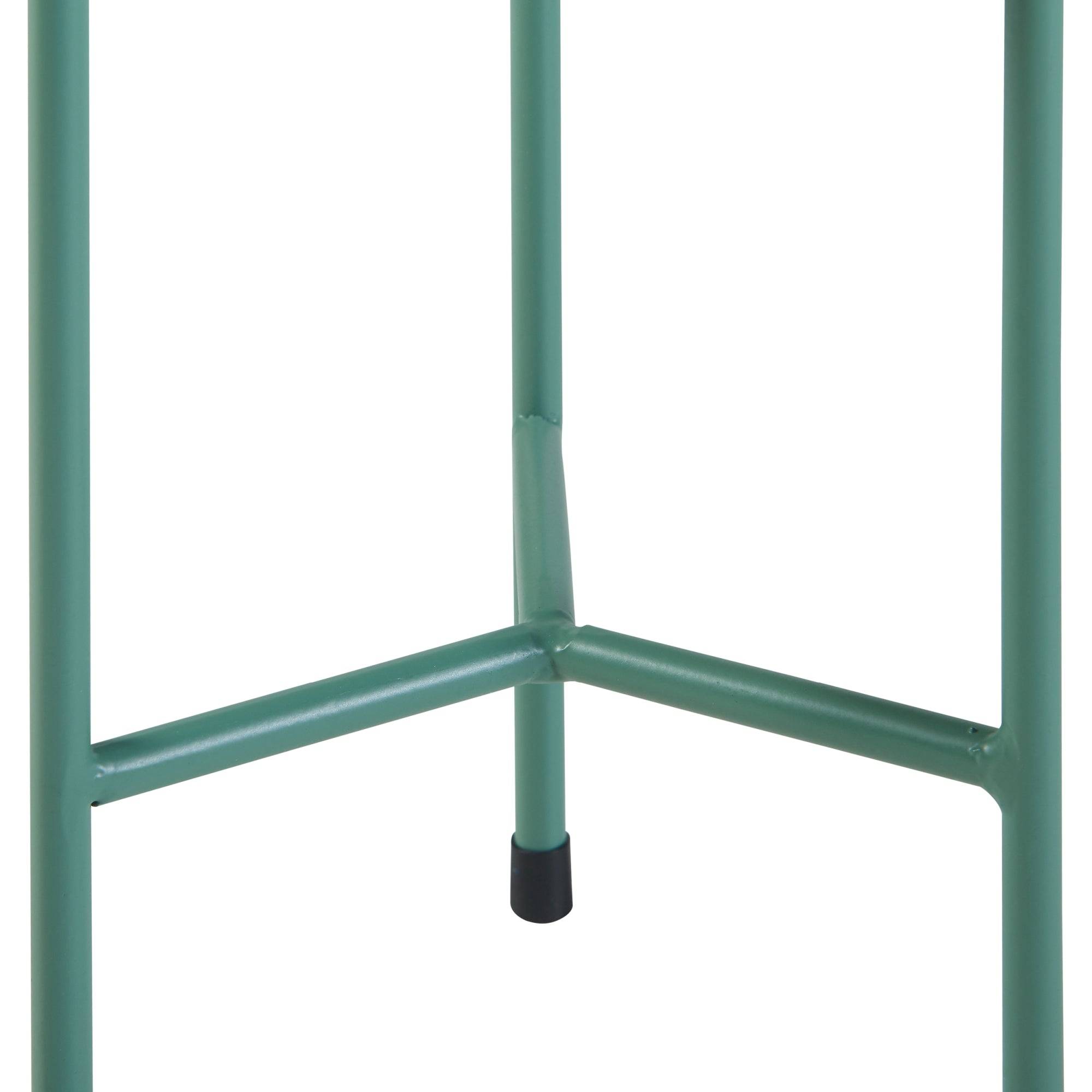 Helloshop26 - Porte-plantes style intemportel support 41 x 16 cm métal vert - Image 5
