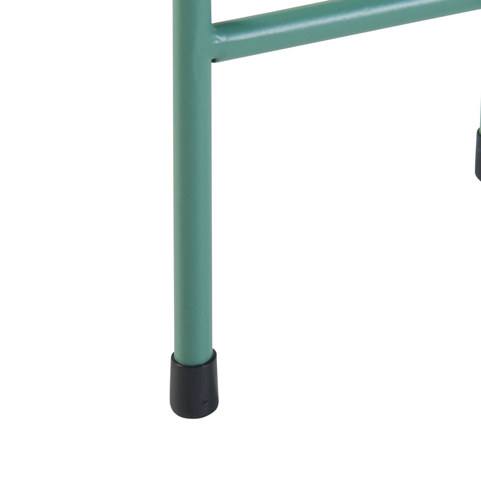 Helloshop26 - Porte-plantes style intemportel support 41 x 16 cm métal vert - Image 6