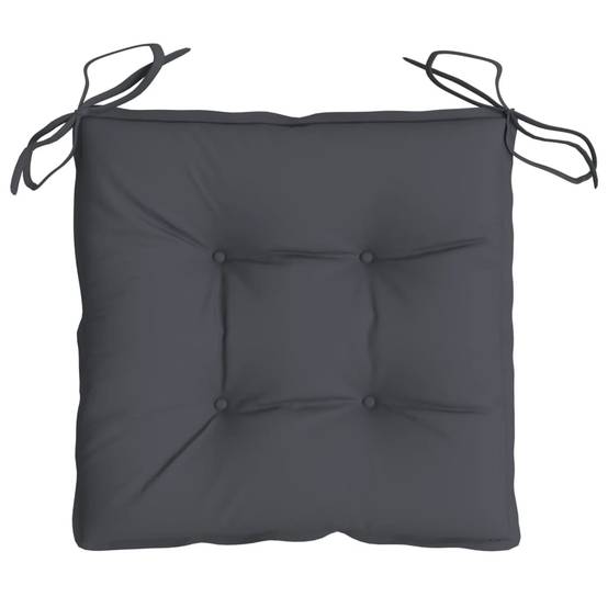 Lot de 6 Galettes de Chaise 50x50 Tissu Oxford Confortables avec Liens pour Extérieur Anthracite – ComfortXL Outdoor Living - Image 6