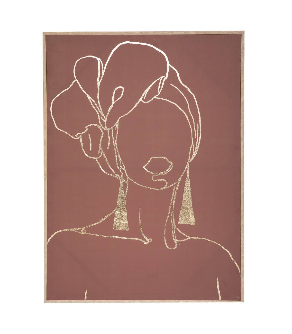 Tableau Toile murale imprimée et encadrée Femme 60 x 90 cm - Image 1