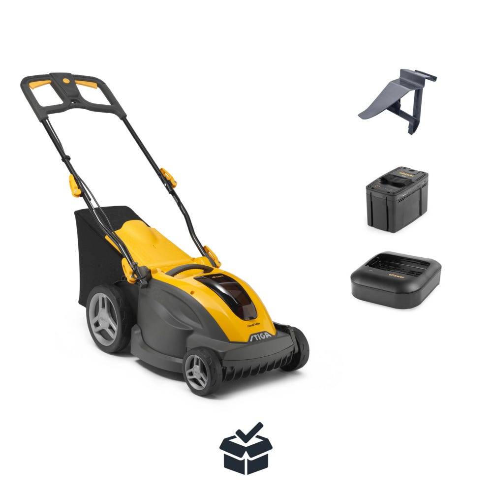 Stiga - Tondeuse Combi340e Kit, panier 40L, batterie 48V (4Ah), max. 350m² - STIGA - Image 10