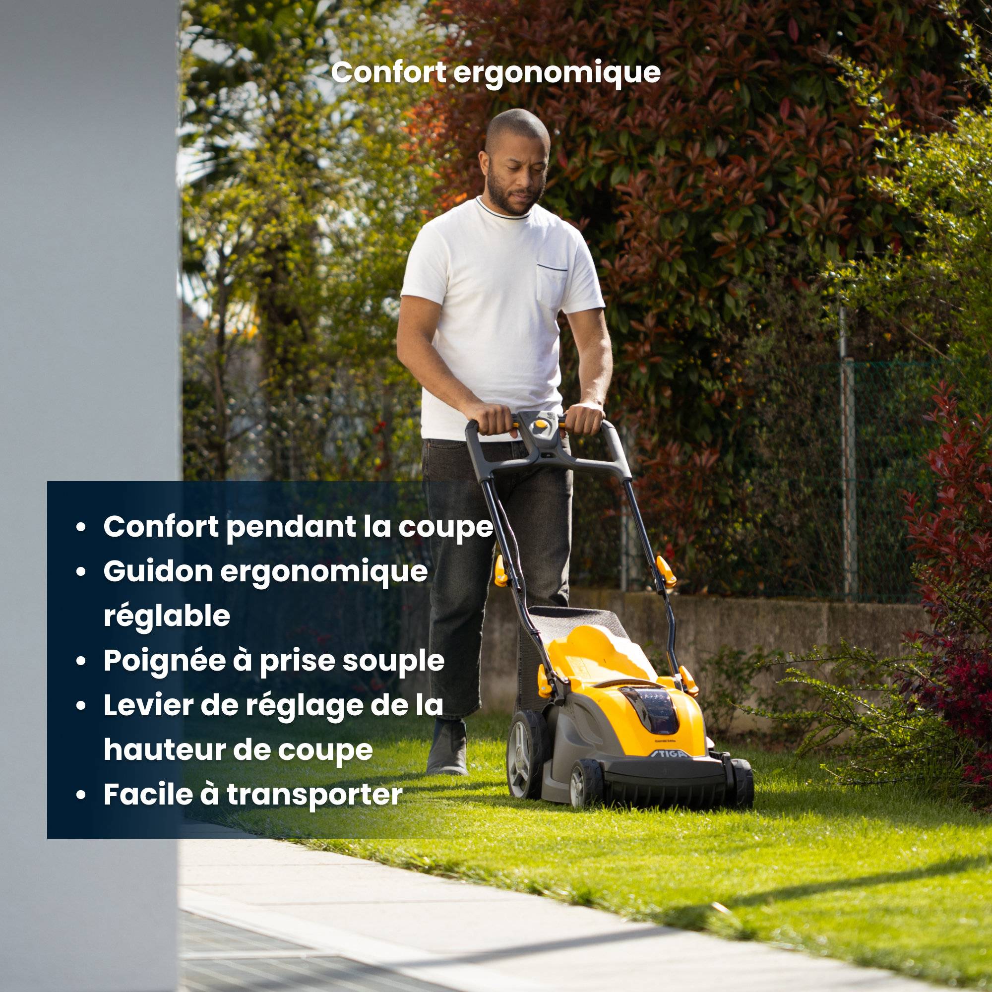 Stiga - Tondeuse Combi340e Kit, panier 40L, batterie 48V (4Ah), max. 350m² - STIGA - Image 5