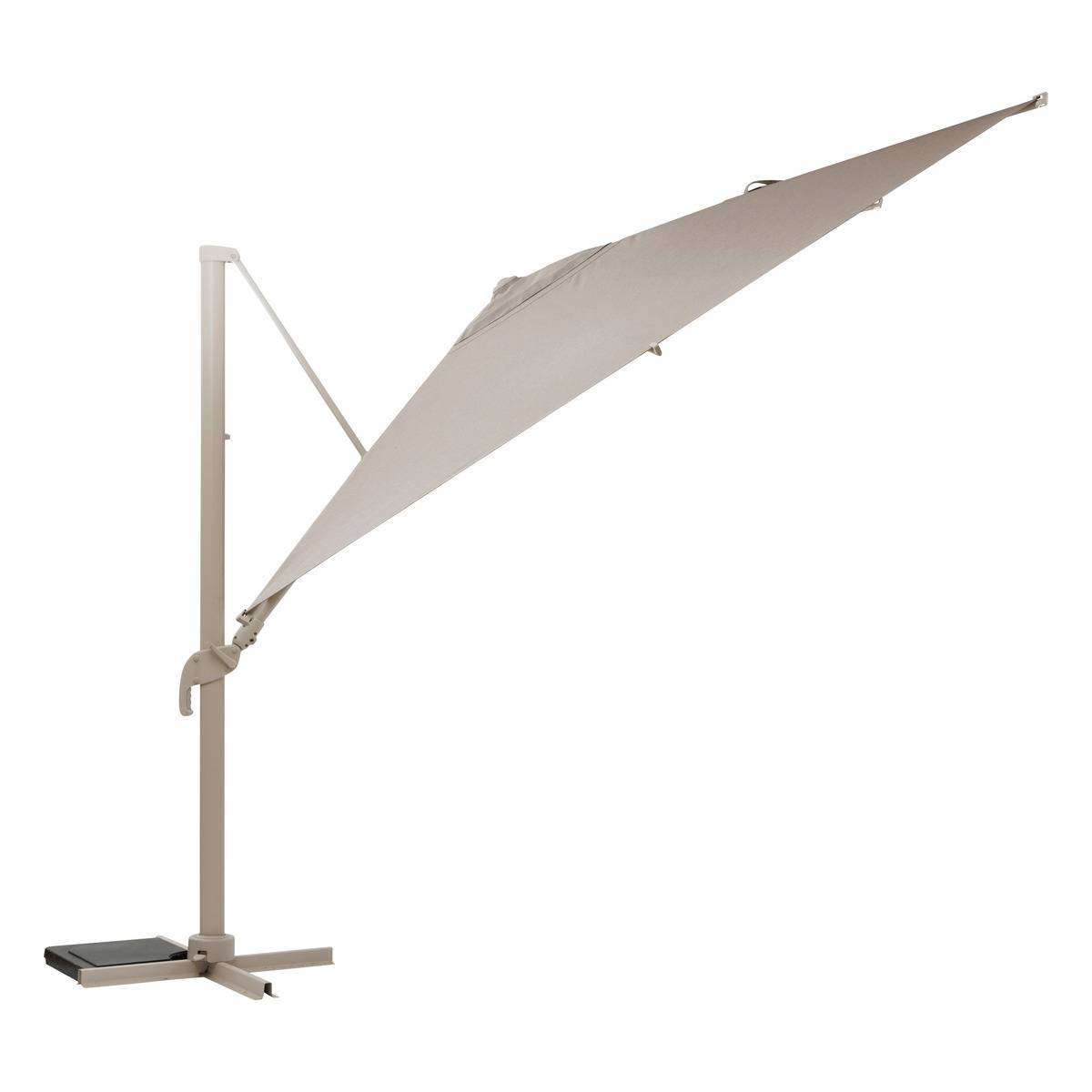 Hesperide - Parasol déporté rectangulaire "Melhia" lin 4x3m Hespéride - Image 4