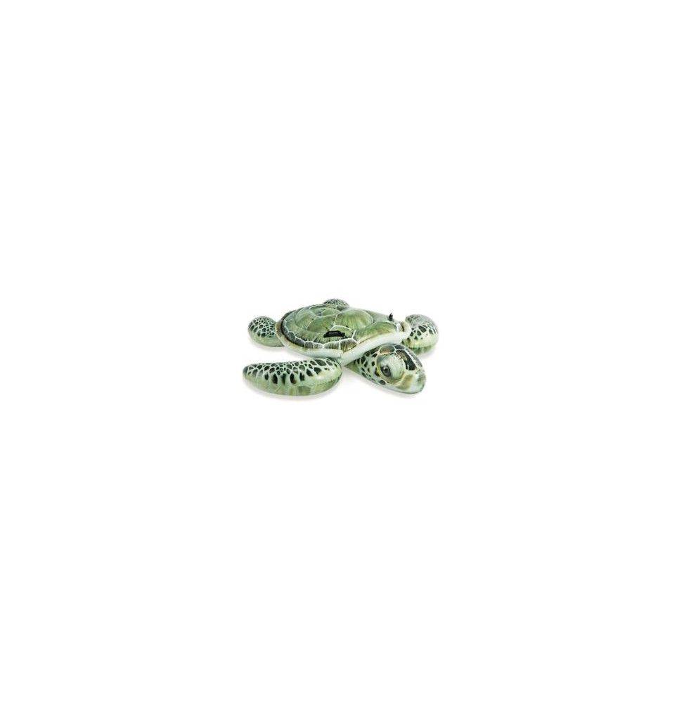 Intex - Bouée tortue à chevaucher - L 191 x l 170 cm - PVC - Vert - Image 1