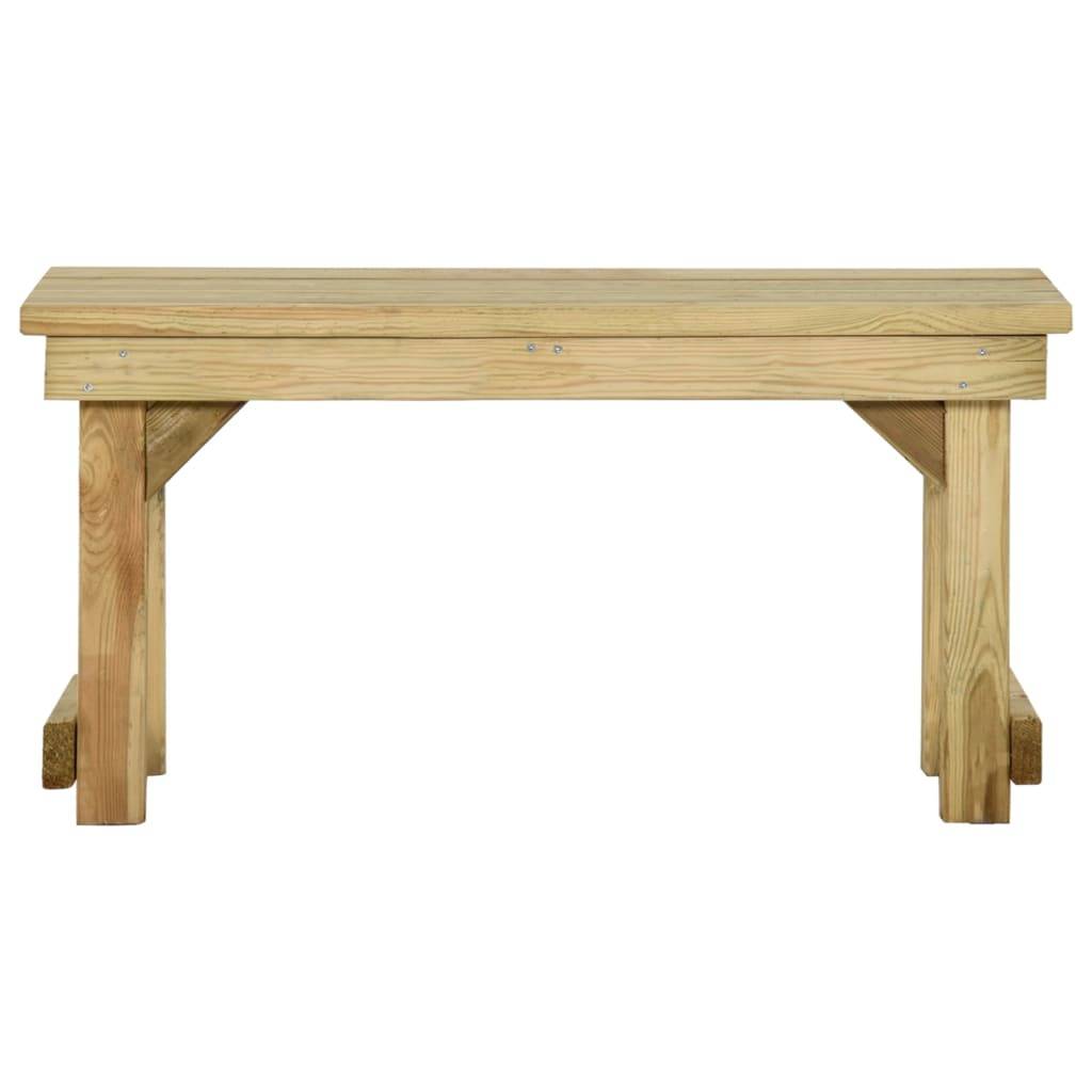 Helloshop26 - Banc de jardin meuble de patio d'extérieur terrasse 90 cm bois de pin imprégné - Image 2