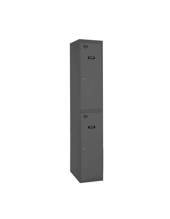 Casier-armoire Simonlocker Prof.dism.tandem 1/2 300 Ini An/an Antracite 1800x300x500 - Simonrack